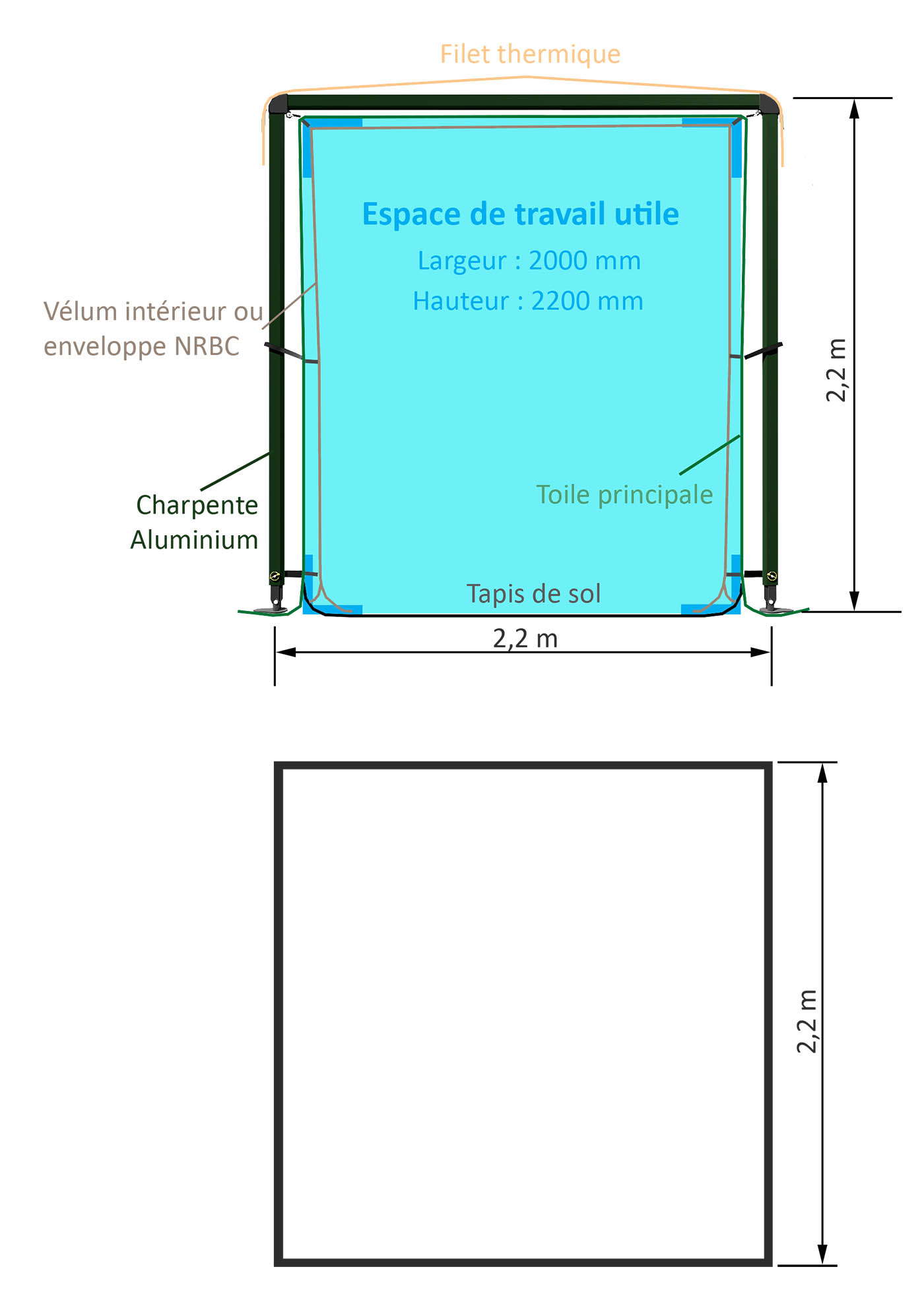 Airlock, espace d’entrée, espace d’accueil