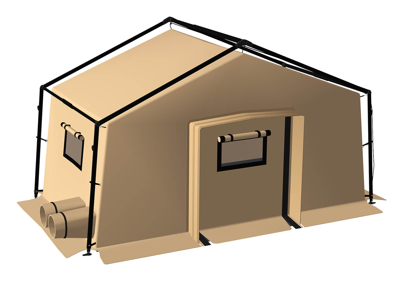 Tente militaire 18 m², modèle V18
