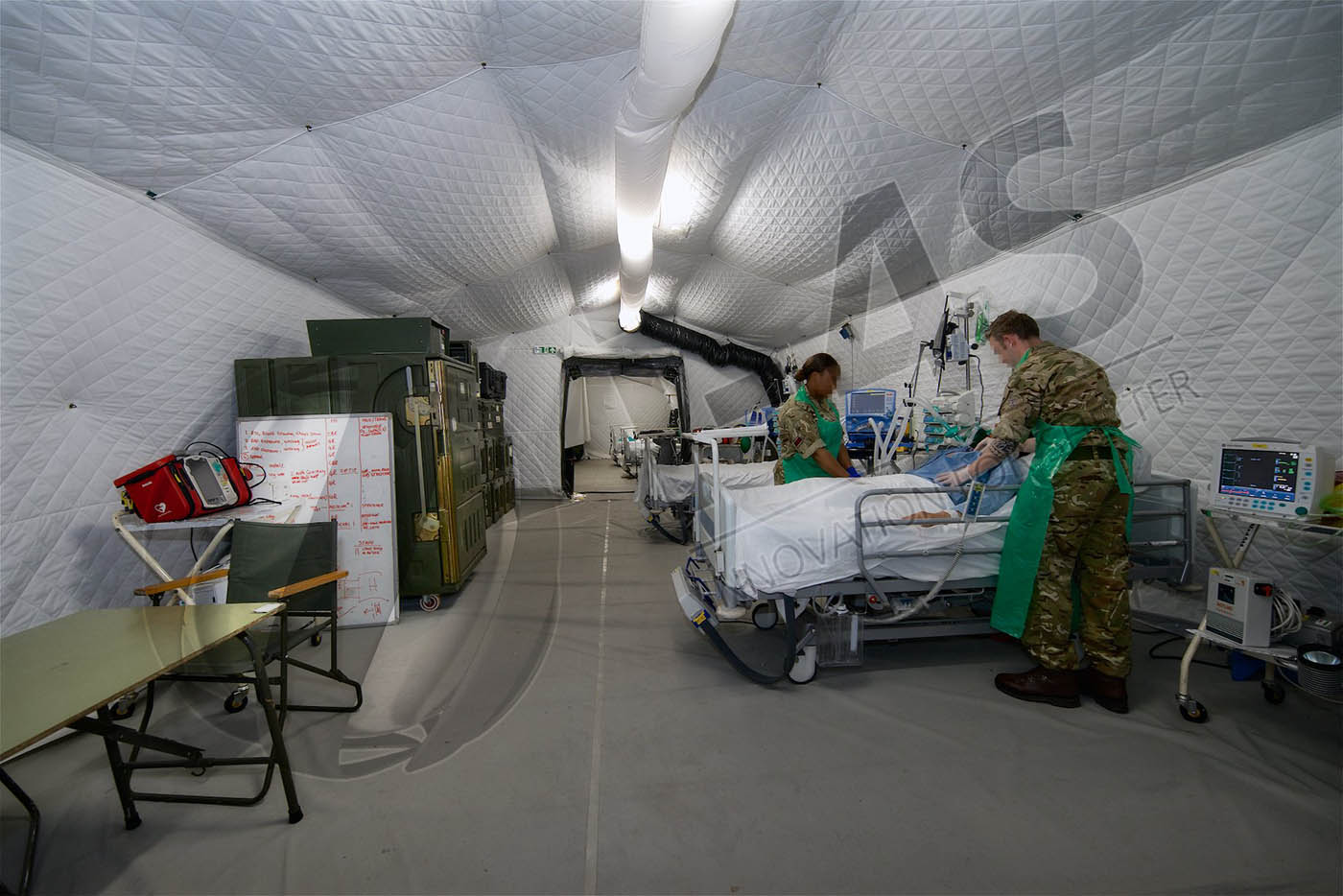 Soutien du combattant et des sinistrés, Poste médical avancé, Hôpital de campagne, Antenne chirurgicale